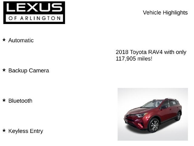 2018 Toyota RAV4 LE