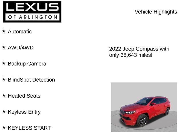 2022 Jeep Compass (RED) Edition