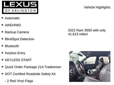 2022 RAM 3500 Tradesman