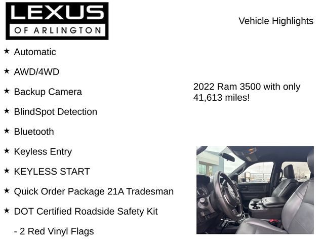 2022 RAM 3500 Tradesman