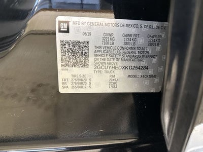 2019 Chevrolet Silverado 1500 High Country