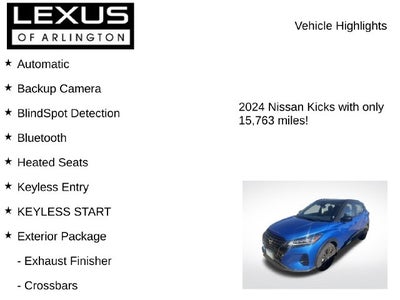 2024 Nissan Kicks SR