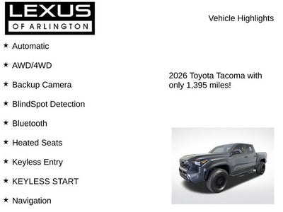 2026 Toyota Tacoma TRD Off Road