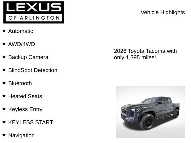2026 Toyota Tacoma TRD Off Road