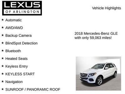 2018 Mercedes-Benz GLE GLE 350 4MATIC®