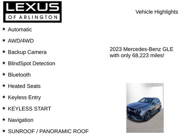 2023 Mercedes-Benz GLE 350 GLE 350