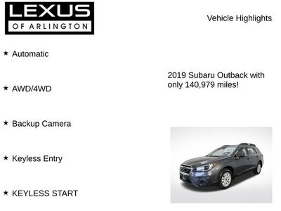 2019 Subaru Outback 2.5i