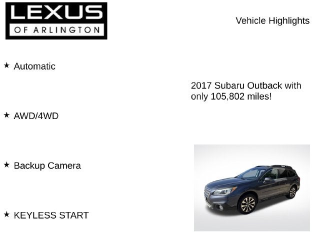 2017 Subaru Outback Limited