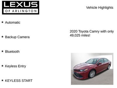 2020 Toyota Camry LE