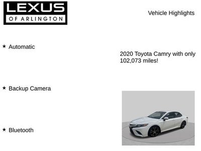 2020 Toyota Camry SE