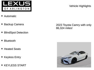 2023 Toyota Camry XSE