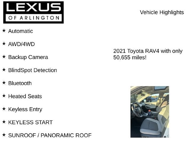 2021 Toyota RAV4 Hybrid Hybrid XLE