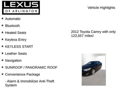 2012 Toyota Camry L