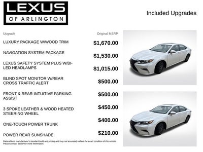 2016 Lexus ES 4dr Sdn