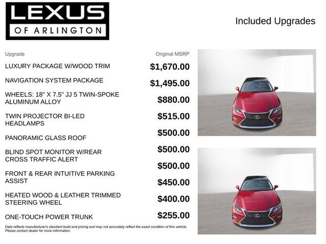 2018 Lexus ES 350 ES 350
