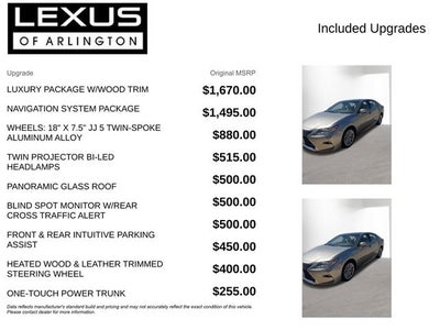 2018 Lexus ES 350 ES 350
