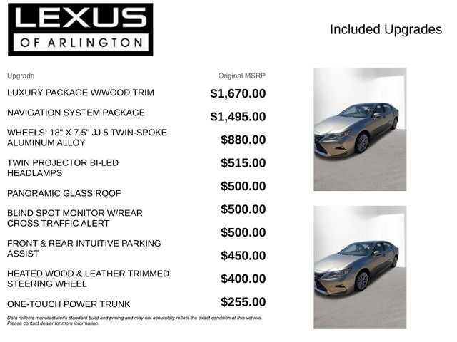 2018 Lexus ES 350 ES 350