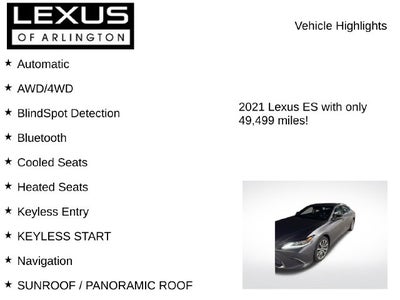2021 Lexus ES ES 250