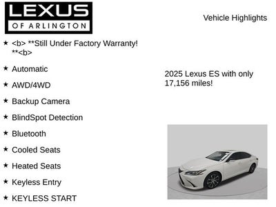 2025 Lexus ES 300h ES 300h