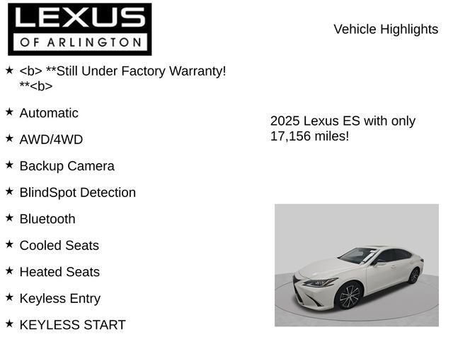 2025 Lexus ES 300h ES 300h