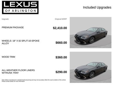 2022 Lexus ES ES 350