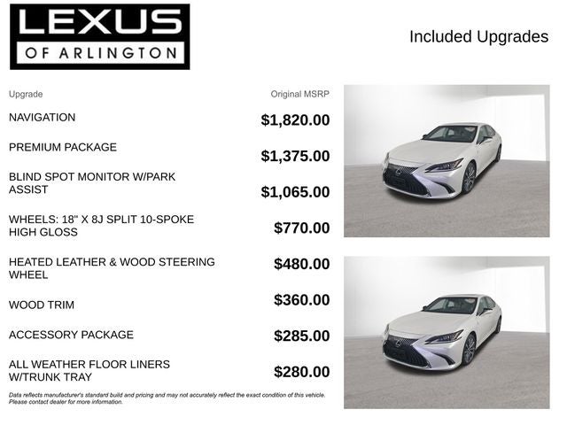 2020 Lexus ES 350 ES 350