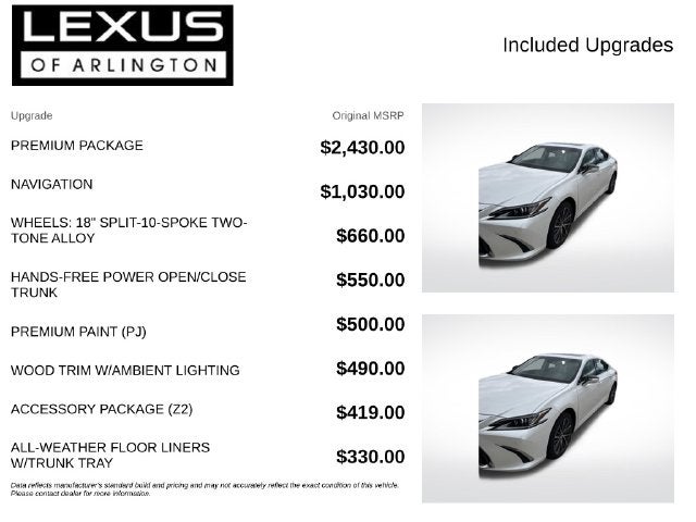 2025 Lexus ES ES 350
