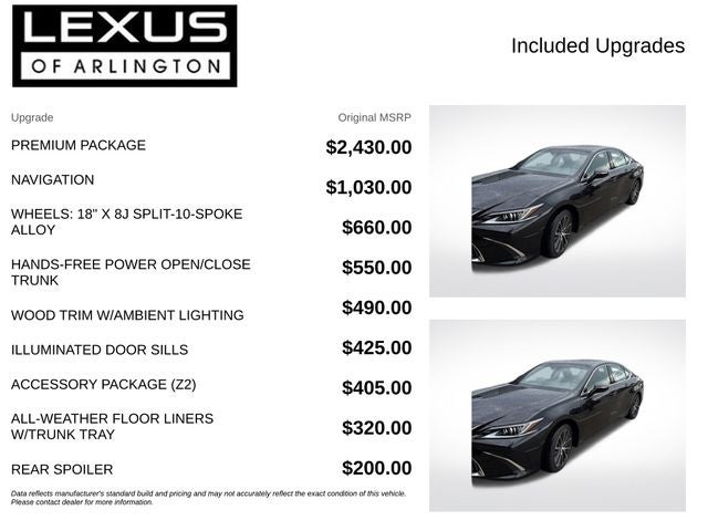2023 Lexus ES ES 350