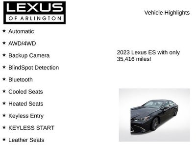 2023 Lexus ES ES 350