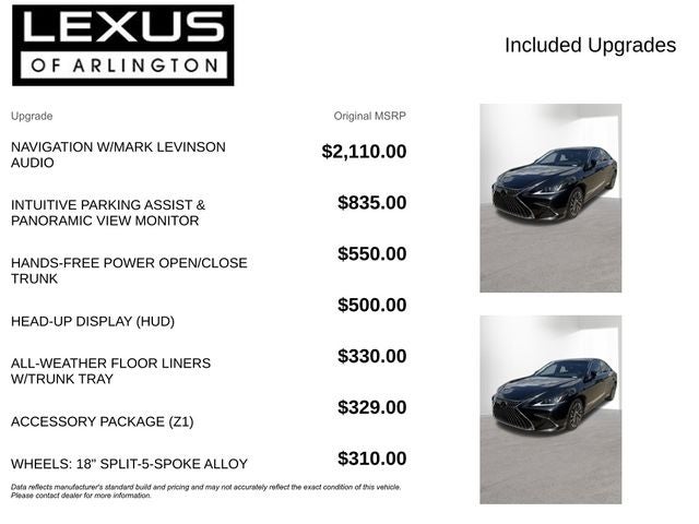 2025 Lexus ES 300h ES 300h Luxury