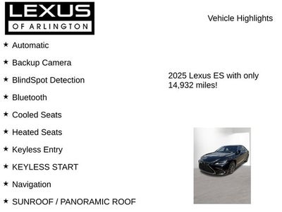 2025 Lexus ES 300h ES 300h Luxury