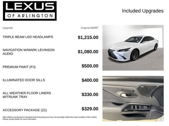 2025 Lexus ES ULTRA LUXURY
