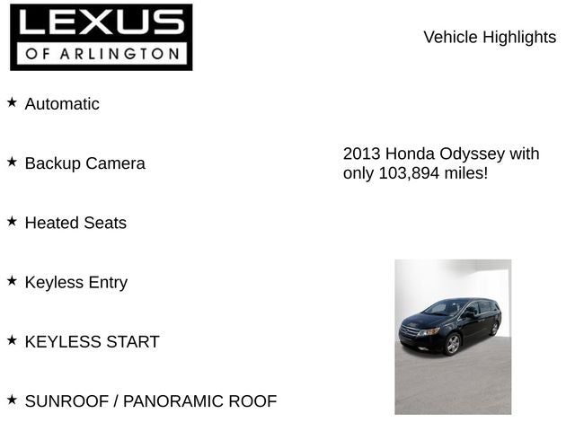 2013 Honda Odyssey Touring
