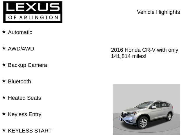 2016 Honda CR-V Base