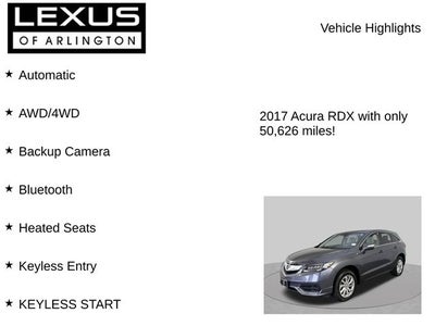 2017 Acura RDX w/Technology Pkg