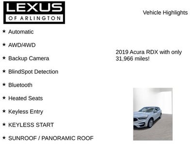 2019 Acura RDX AWD