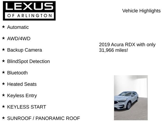 2019 Acura RDX AWD