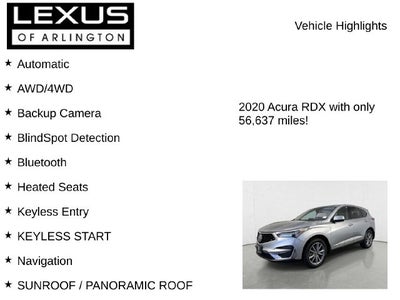 2020 Acura RDX w/Technology Pkg