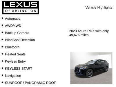 2023 Acura RDX w/A-Spec Package
