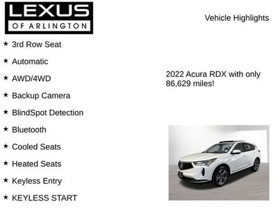 2022 Acura RDX w/Advance Package