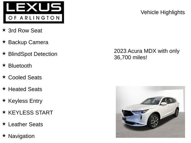 2023 Acura MDX Technology SH-AWD