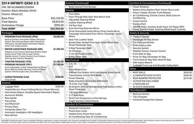 2014 INFINITI QX60 Base