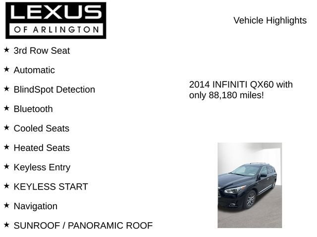 2014 INFINITI QX60 Base