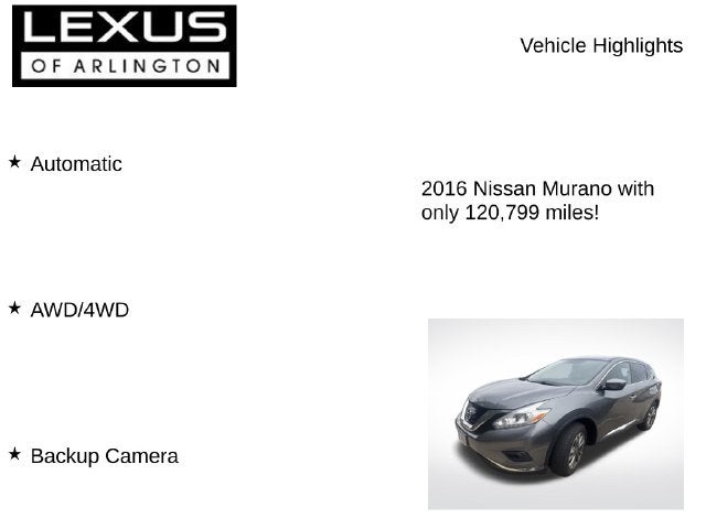 2016 Nissan Murano S