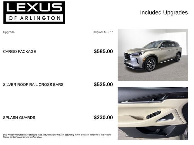 2022 INFINITI QX60 Sensory