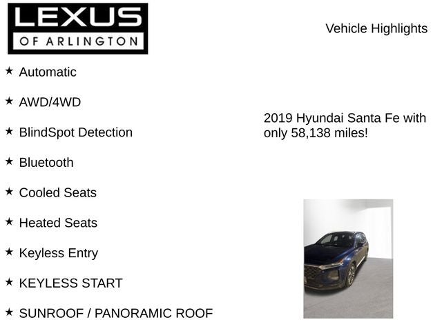 2019 Hyundai Santa Fe Limited