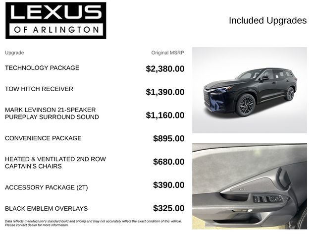 2026 Lexus TX TX 350 Luxury