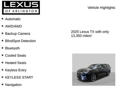 2025 Lexus TX TX 350 Luxury