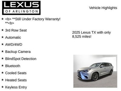 2025 Lexus TX LUXURY AWD