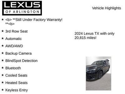 2024 Lexus TX 350 TX 350